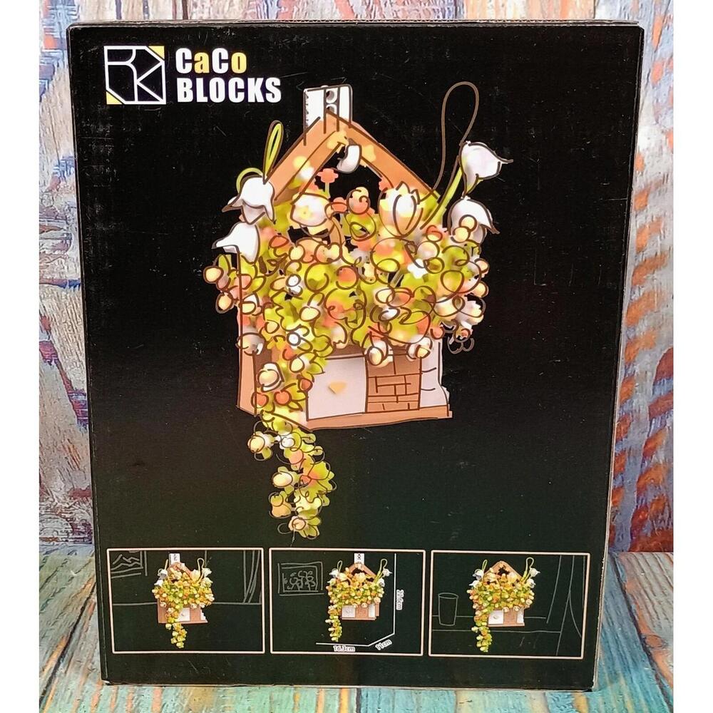 CaCo Blocks Hanging Planter Building Set‎ with 577 Pieces